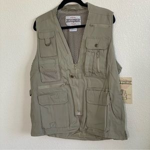 Field & Stream Men's Size‎ Large Fly Fishing Utility Vest Khaki
